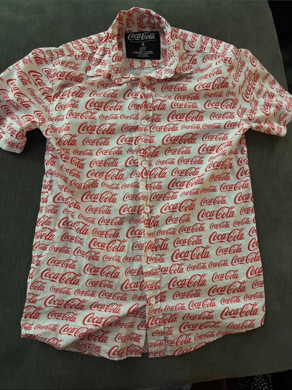 Coca-Cola Red Logo All-Over Print Shirt